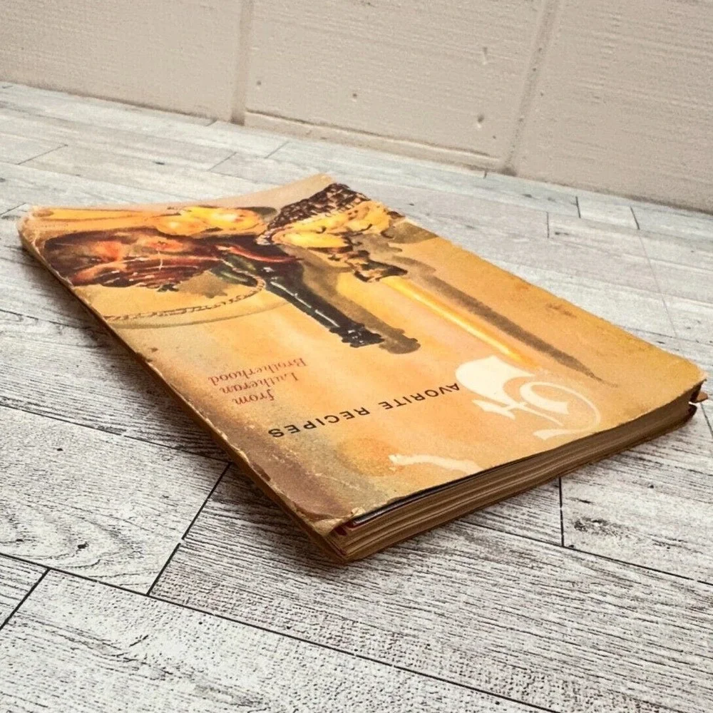 Favorite Recipes Lutheran Brotherhood Cookbook 1978 Spiral Bound Deloris‎ Kanten